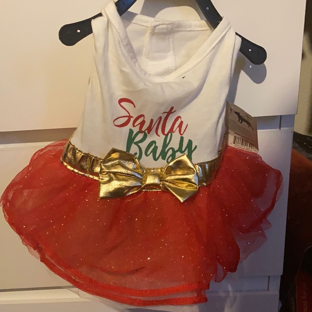 XS dog christmas dress